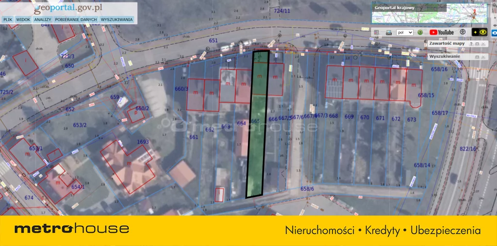 Działka 1 400,00 m², oferta nr , SGDASO615, Nowęcin, Akacjowa