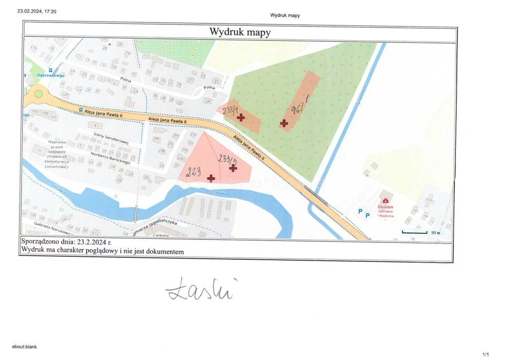 Działka 16 780,00 m², oferta nr , SGLAFE896, Iława, Al. Jana Pawła II