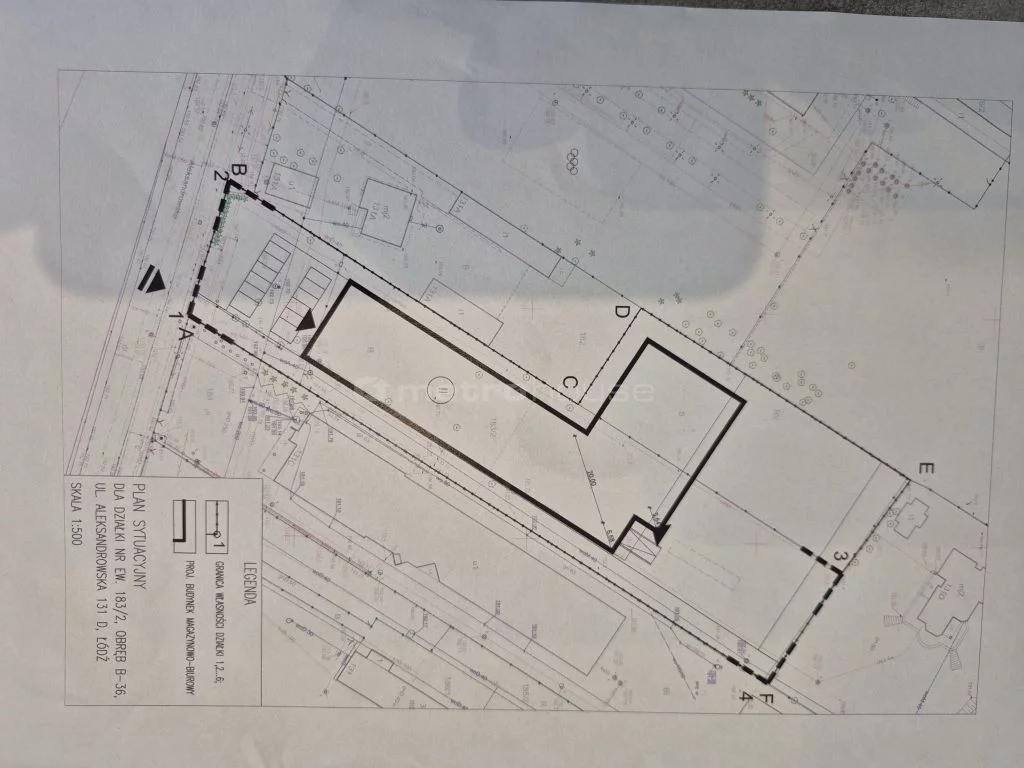 Działka 6 060,00 m², oferta nr , SGVORA289, Łódź, Bałuty, Bałuty, Aleksandrowska