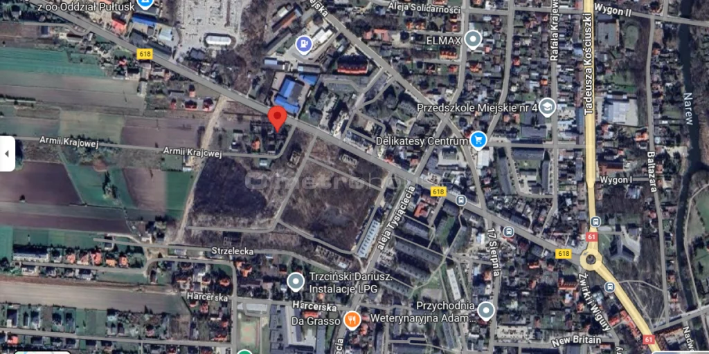 Działka 1 023,00 m², oferta nr , SGSERU575, Pułtusk, Armii krajowej