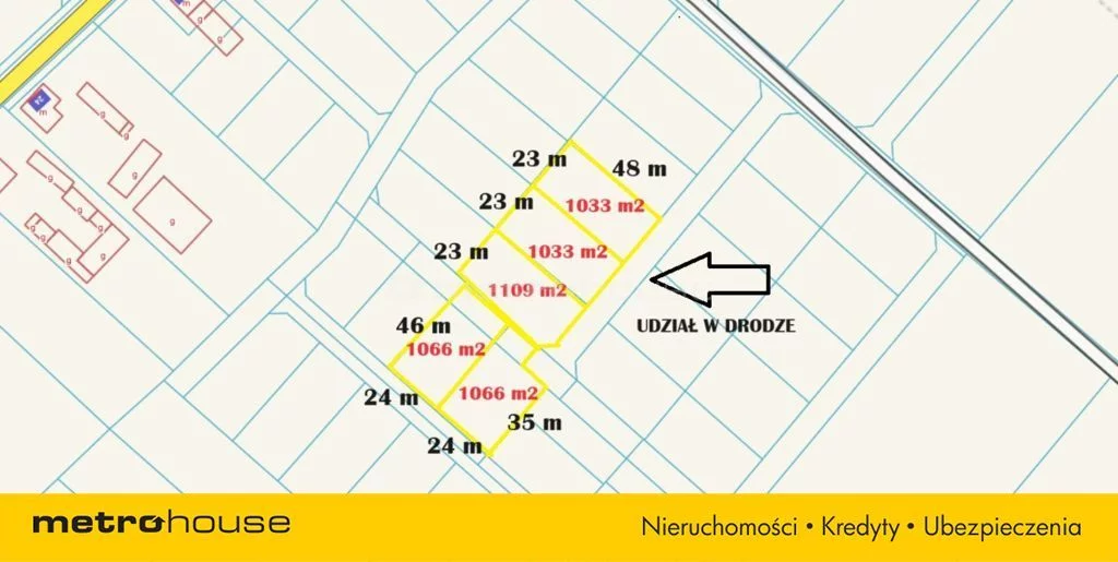 Działka 1 066,00 m², oferta nr , SGDAZO597, Barcice Drwalewskie