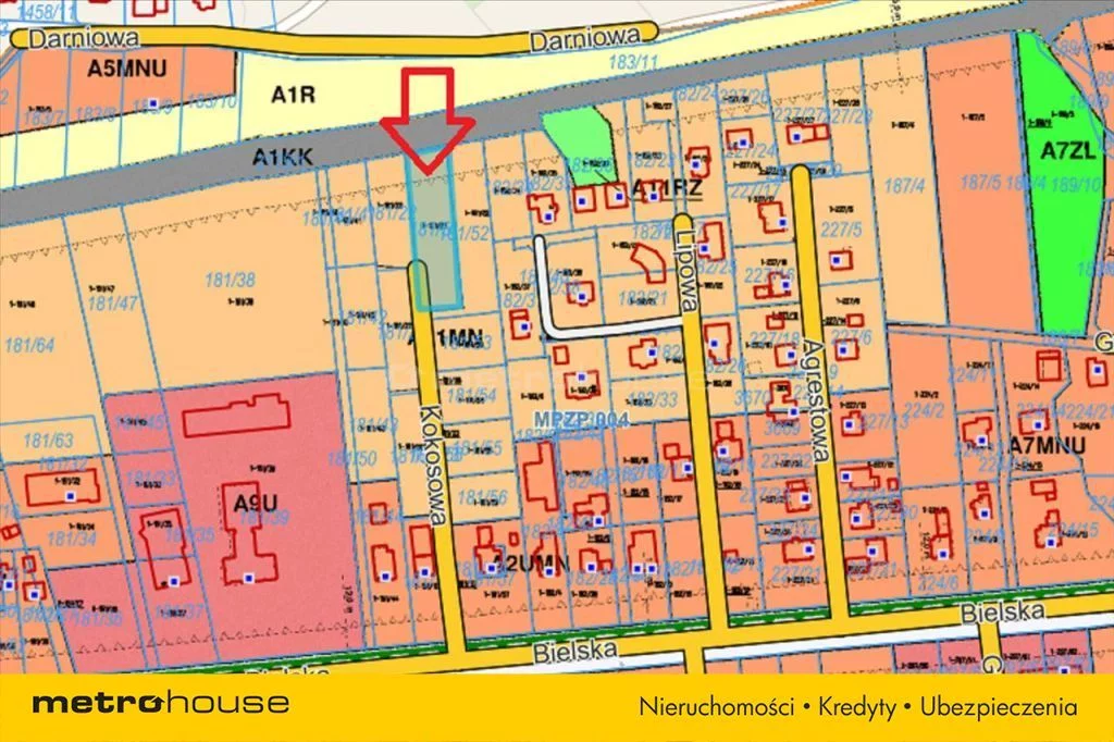 Działka 1 671,00 m², oferta nr , JELY371, Bielsko-Biała