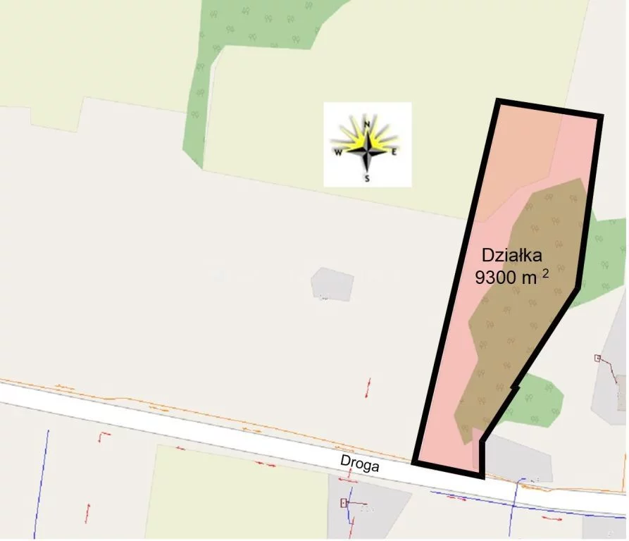 Działka 9 300,00 m², oferta nr , FUXI240, Błędostowo