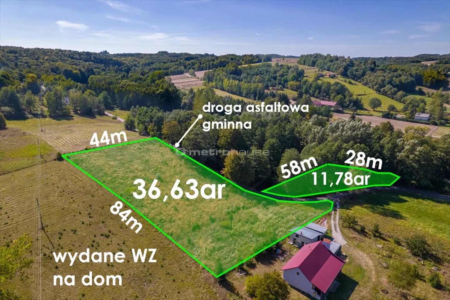 Działka 4 841,00 m², oferta nr , SOSA723, Błędowa Tyczyńska