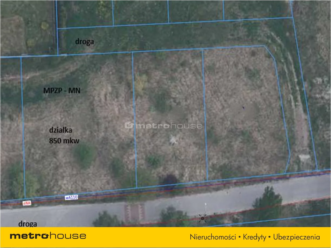 Działka 850,00 m², oferta nr , GINU220, Bogusławice