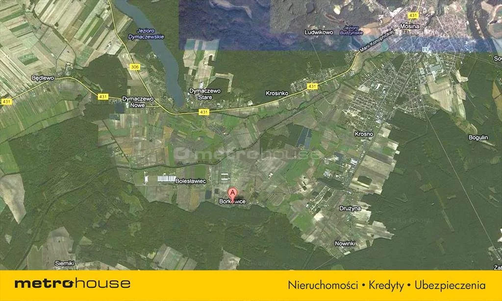Działka 900,00 m², oferta nr , QATA004, Borkowice
