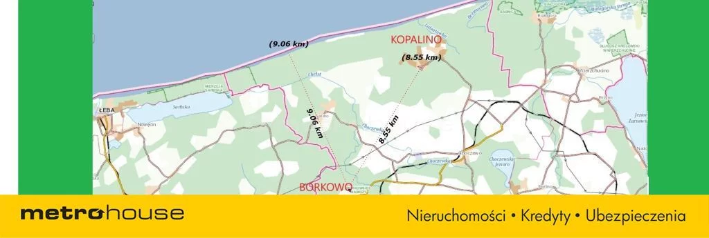 Działka 1 020,00 m², oferta nr , SGLIVY743, Borkowo Lęborskie