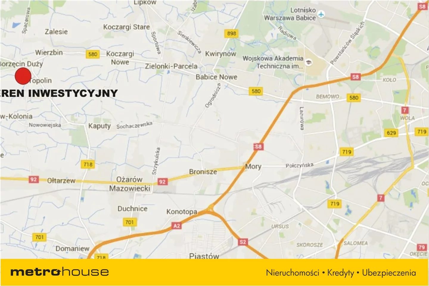 Działka 2 000,00 m², oferta nr , DURY123, Borzęcin Duży