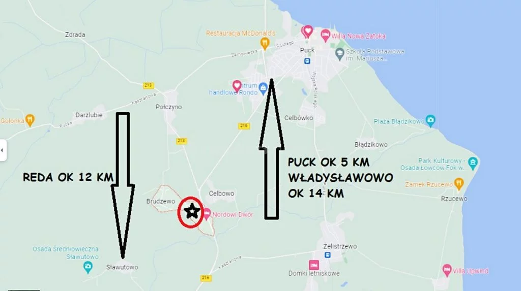Działka 1 468,00 m², oferta nr , MAPO998, Brudzewo