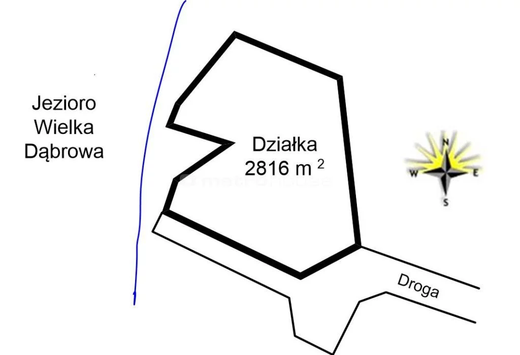 Działka 2 816,00 m², oferta nr , KAPI446, Brzeźno Mazurskie