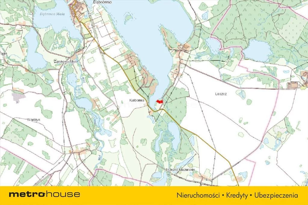 Działka 3 451,00 m², oferta nr , BAGY988, Brzeźno Mazurskie