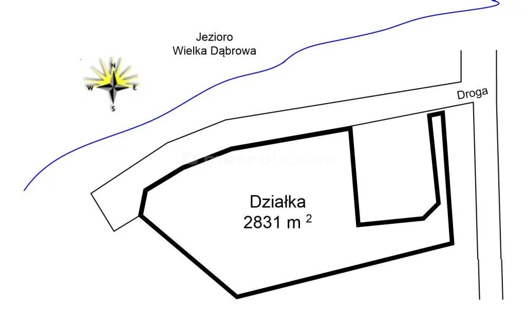 Działka 2 831,00 m², oferta nr , PAMY185, Brzeźno Mazurskie