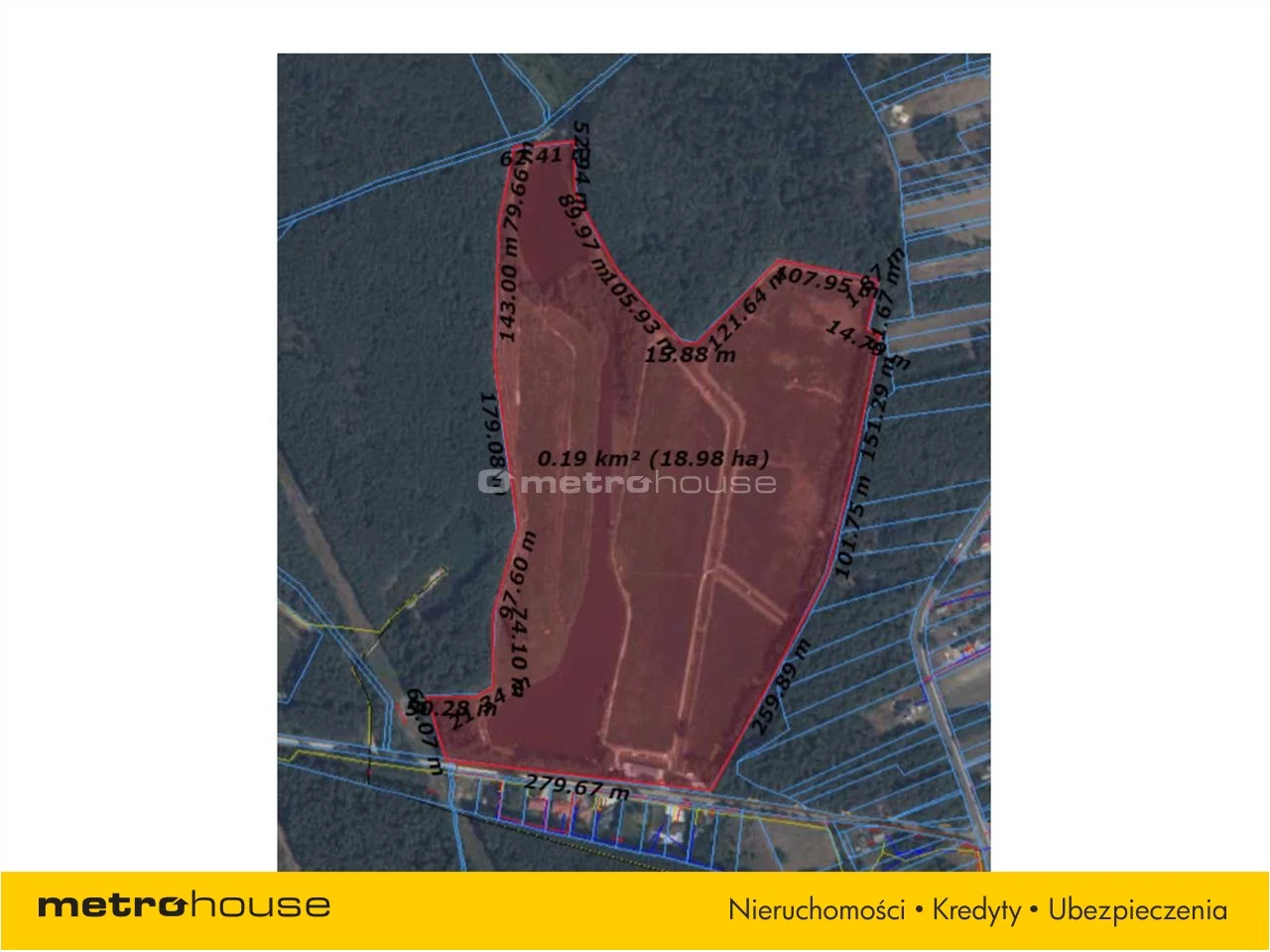 Działka 189 500,00 m², oferta nr , CAJE831, Budy Głogowskie