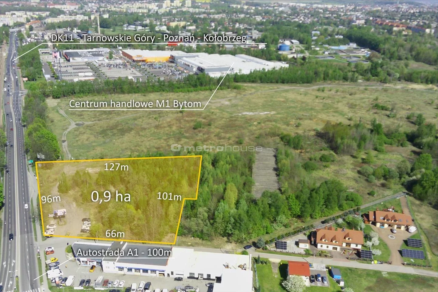 Działka 8 991,00 m², oferta nr , WULY695, Bytom, Stroszek, Stroszek