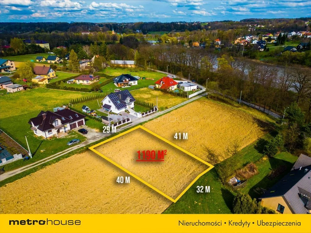 Działka 1 190,00 m², oferta nr , SGTUPO968, Kończyce Małe, Ceglana