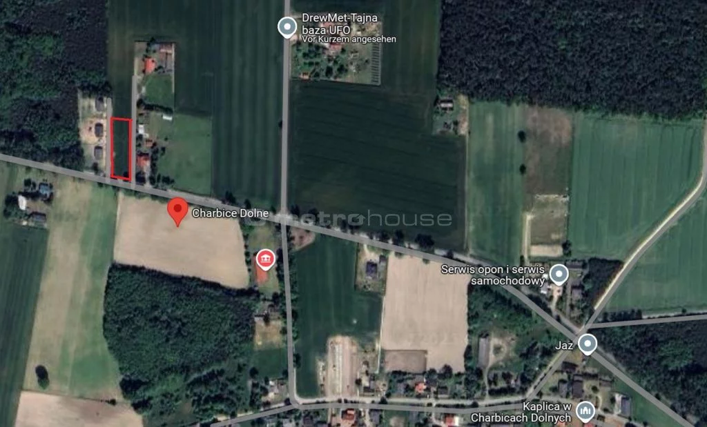 Działka 1 500,00 m², oferta nr , SGROMO850, Charbice Dolne