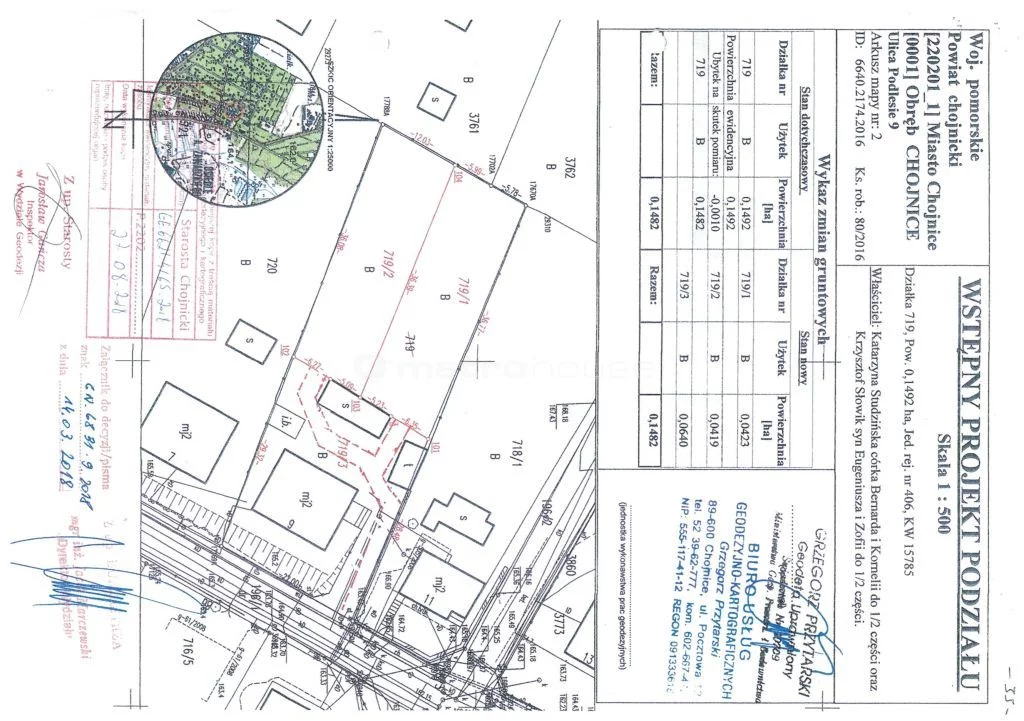 Działka 419,00 m², oferta nr , SGREJI800, Chojnice