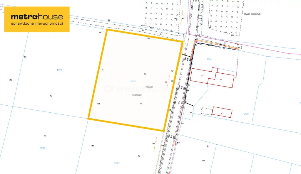 Działka 4 153,00 m², oferta nr , SGLAPI307, Chrapów