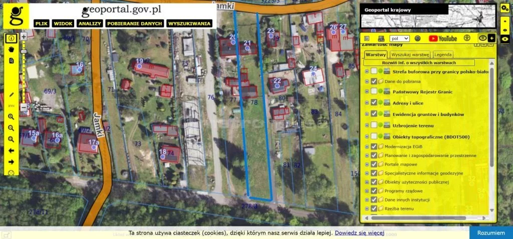 Działka 1 710,00 m², oferta nr , SGHAMI985, Dąbrowa Górnicza