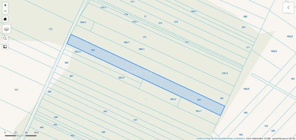 Działka 6 264,00 m², oferta nr , LOKO942, Dobrzanów