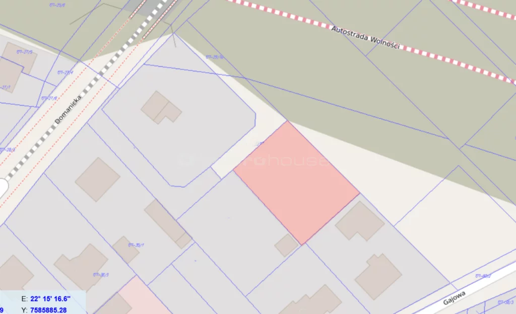 Działka 906,00 m², oferta nr , SGKOZE497, Siedlce, Domanicka