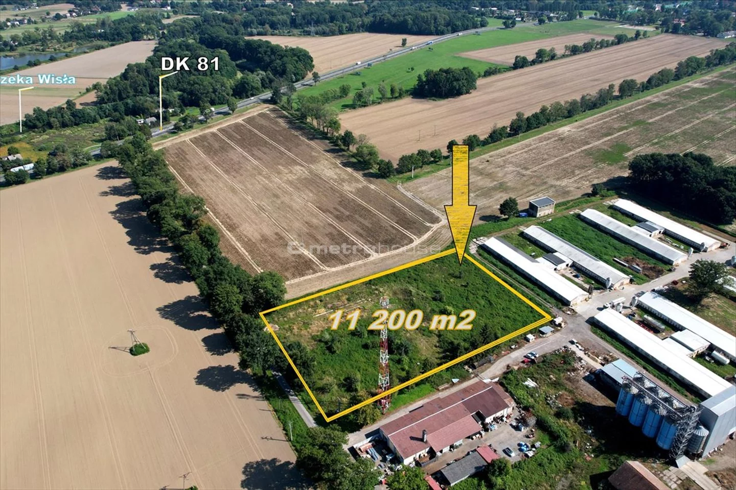 Działka 11 200,00 m², Drogomyśl, Sprzedaż