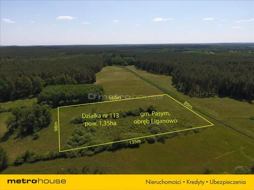 Działka 13 500,00 m², oferta nr , METE761, Elganowo
