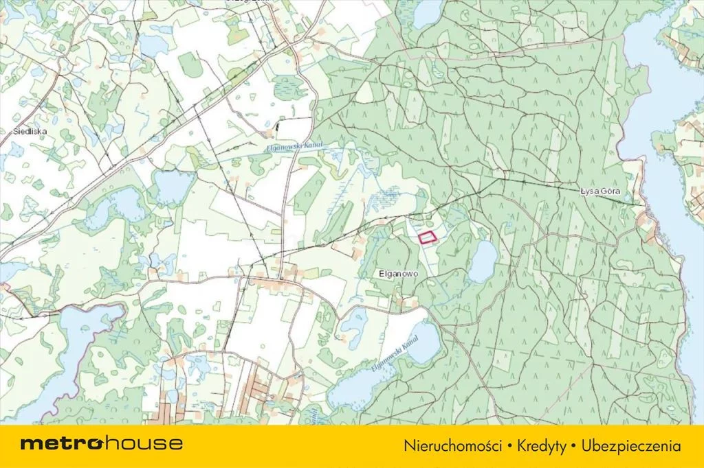 Działka 13 500,00 m², oferta nr , METE761, Elganowo