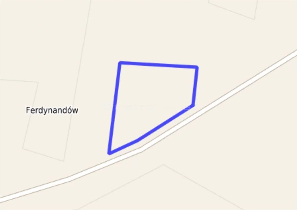 Działka 1 800,00 m², oferta nr , DUBA146, Ferdynandów