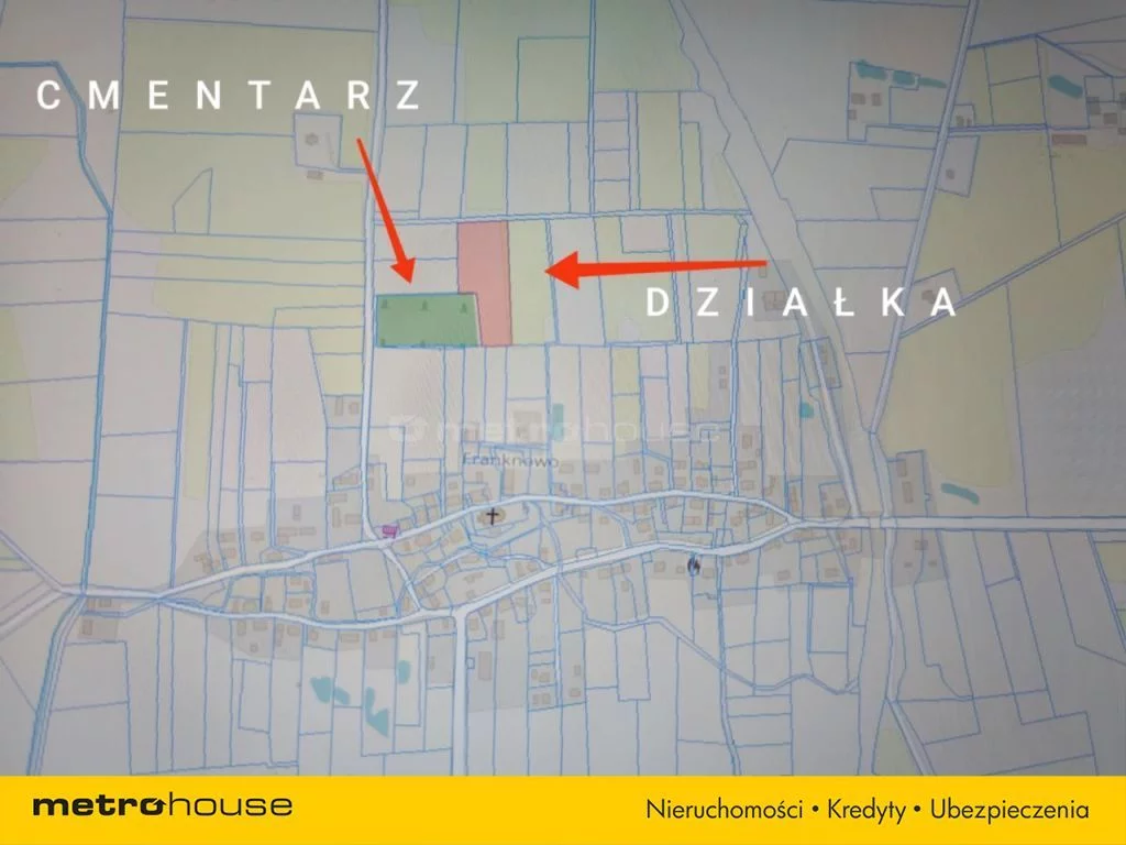Działka 8 300,00 m², oferta nr , SGJIKU925, Franknowo