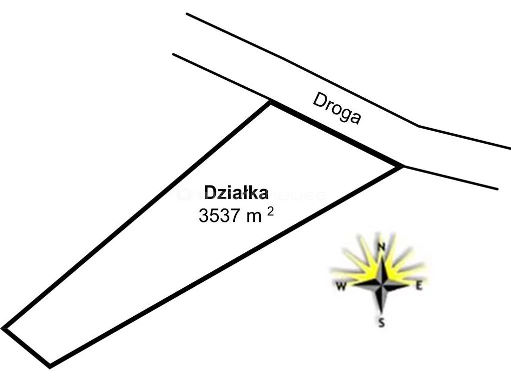Działka 3 537,00 m², oferta nr , KEMO917, Gardzień