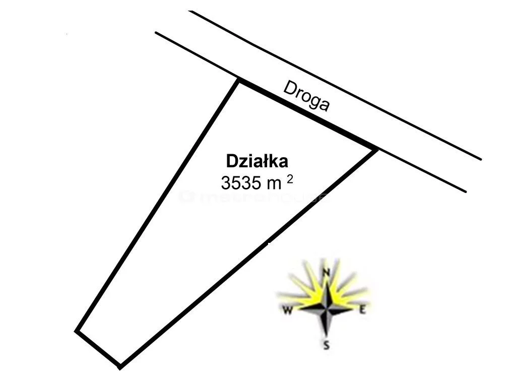 Działka 3 535,00 m², oferta nr , FYHY783, Gardzień
