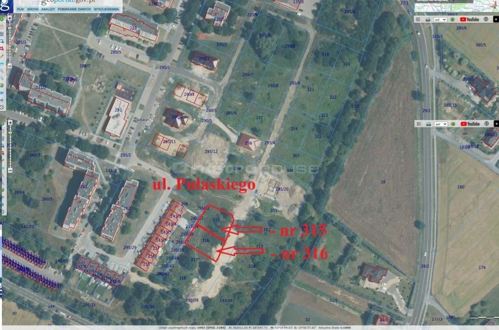 Działka 754,00 m², oferta nr , SGLADO251, Chojnów, Generała kazimierza pułaskiego