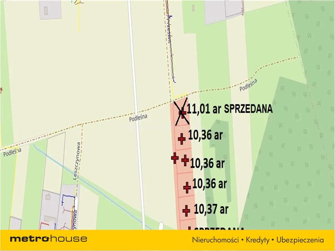 Działka 1 036,00 m², oferta nr , SUJO997, Głogów Małopolski