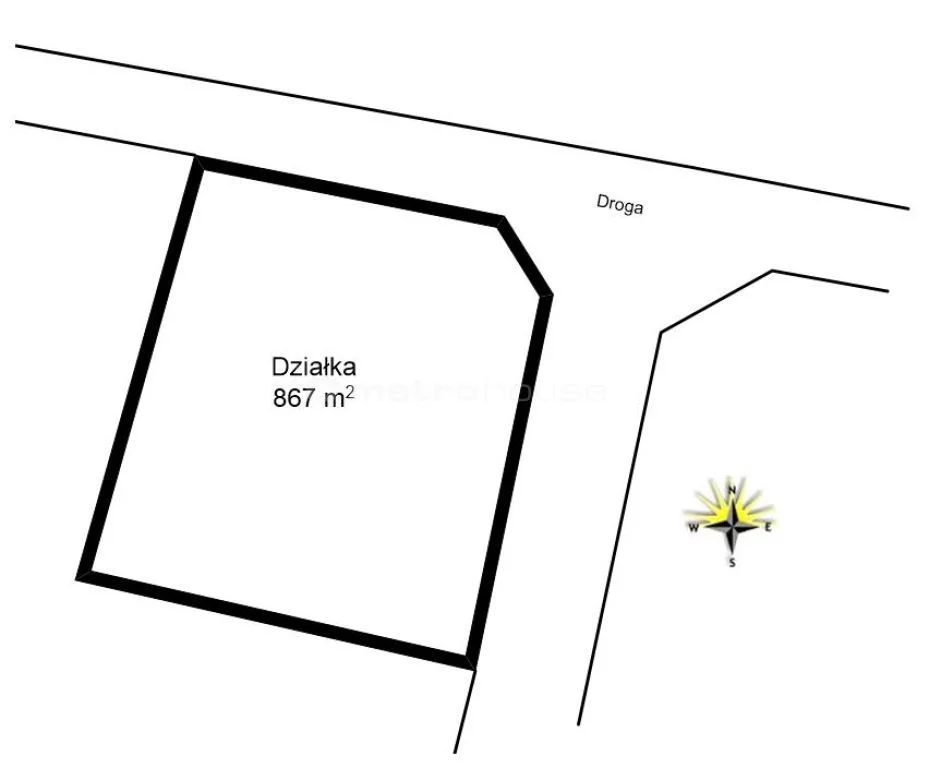 Działka 867,00 m², oferta nr , BANE043, Gniewkowo