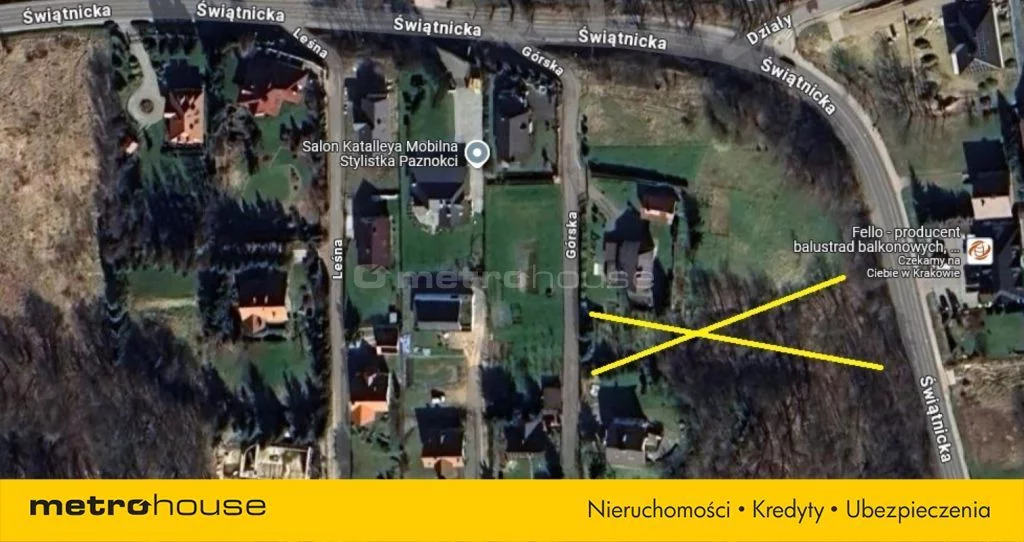 Działka 2 444,00 m², oferta nr , SGGITU929, Mogilany, Górska