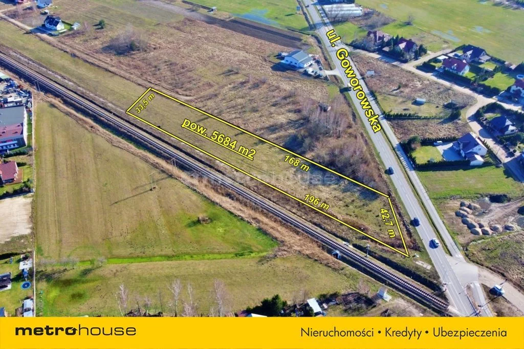 Działka 5 864,00 m², oferta nr , SGDINE790, Ostrołęka, Goworowska