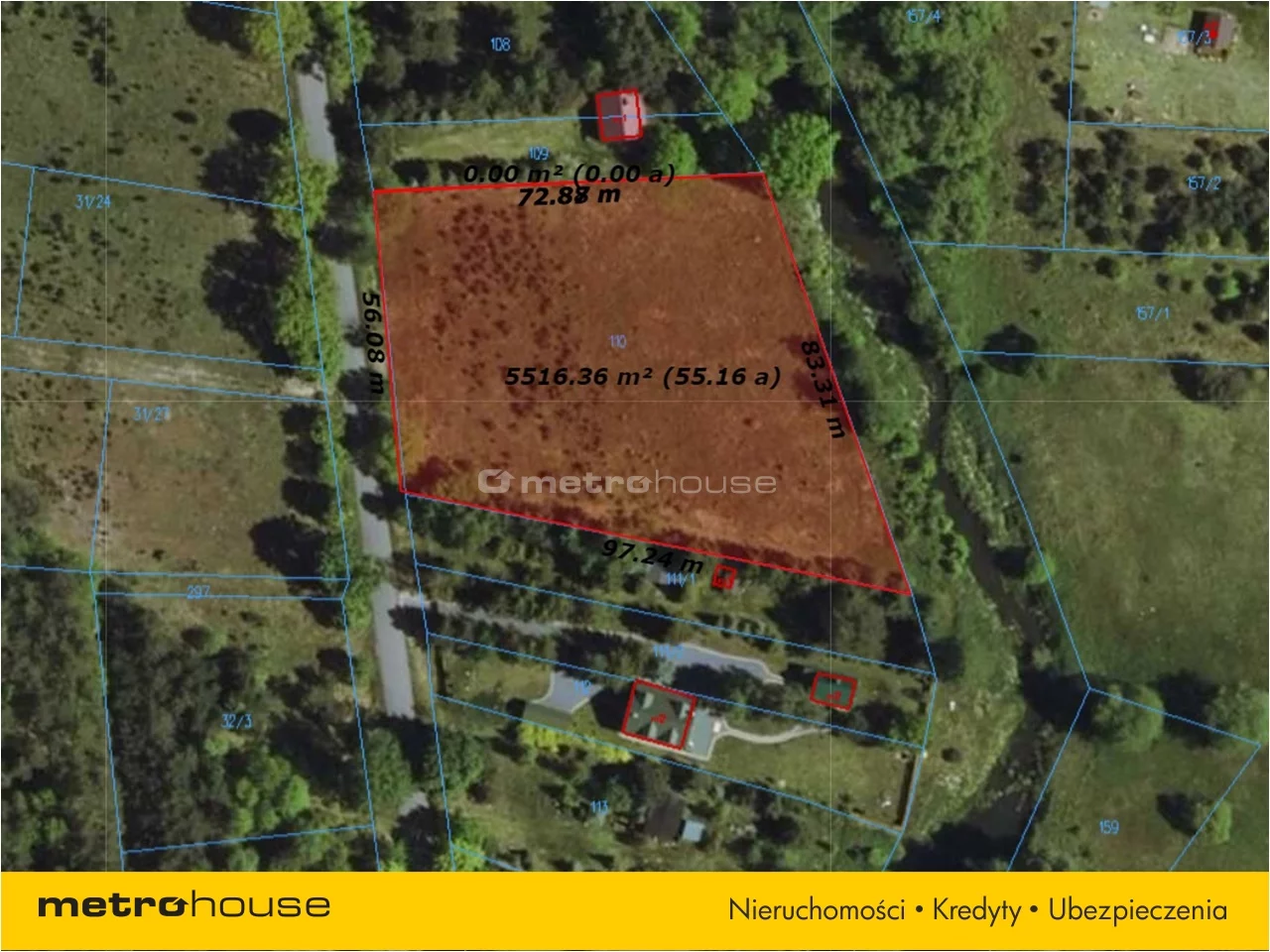 Działka 5 800,00 m², oferta nr , GEKE482, Grabie