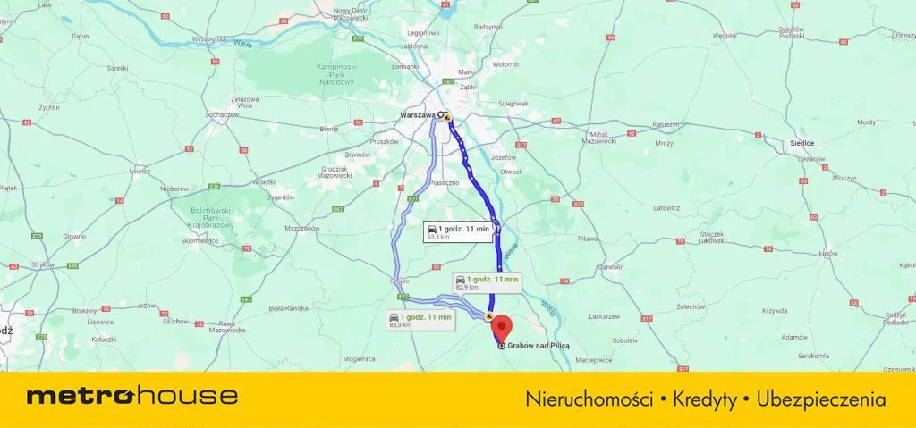 Działka 999,00 m², oferta nr , SGPUVI795, Grabów nad Pilicą