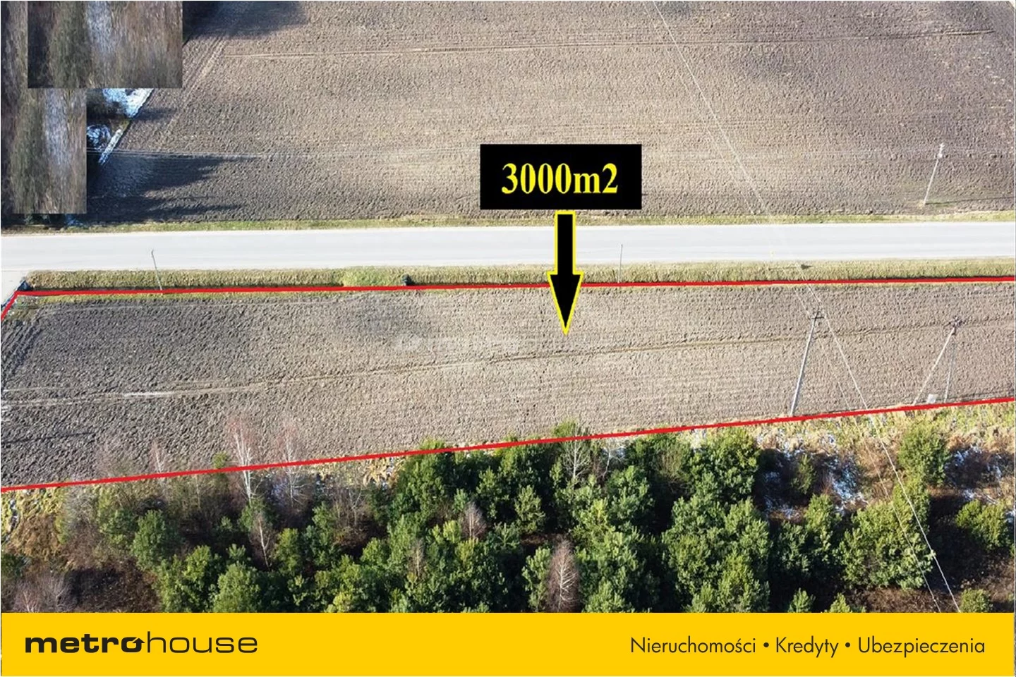 Działka 3 000,00 m², oferta nr , FYRI864, Grochowa
