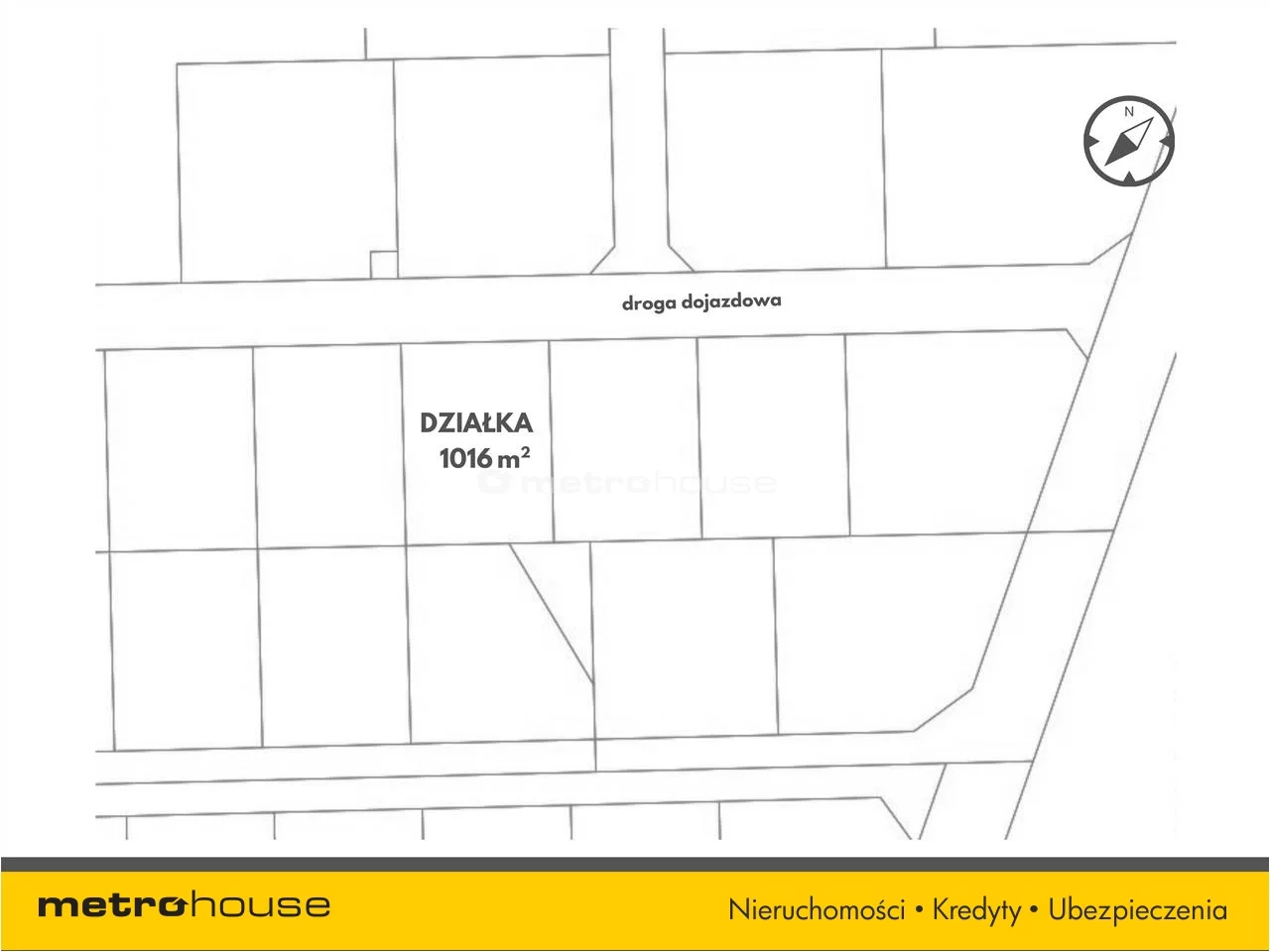 Działka 1 016,00 m², oferta nr , WYJE809, Grzybowo