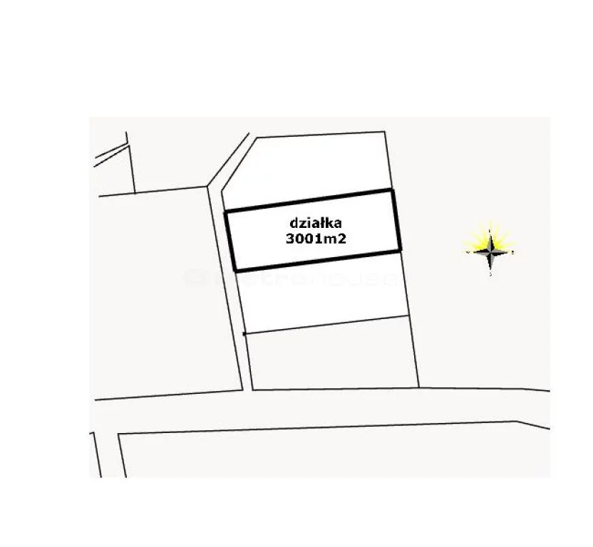 Działka 3 001,00 m², oferta nr , LYPU904, Guty