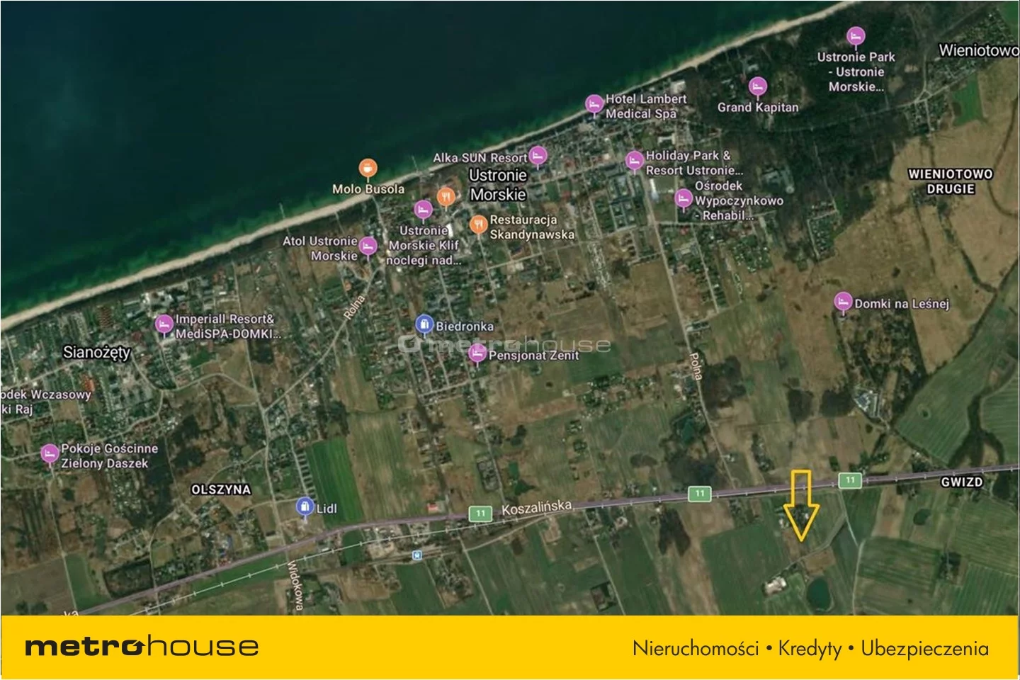 Działka 3 863,00 m², oferta nr , HUFI194, Gwizd