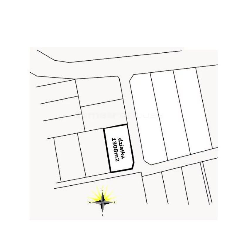 Działka 1 308,00 m², oferta nr , WOPA585, Harsz
