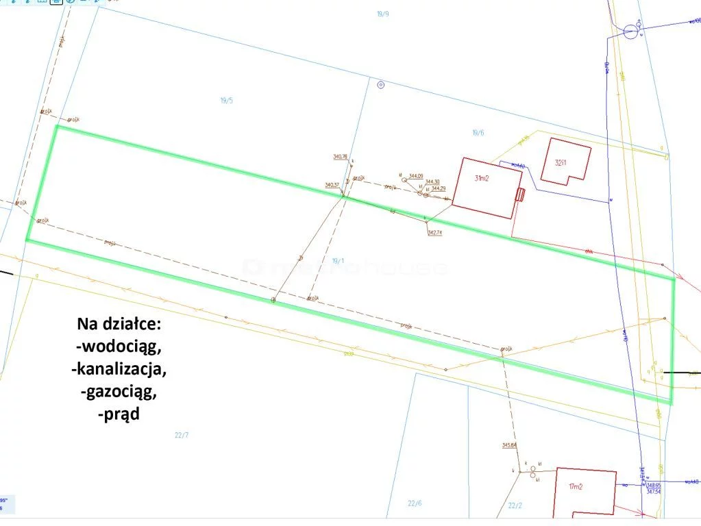 Działka 3 035,00 m², oferta nr , PIWA484, Iskrzyczyn