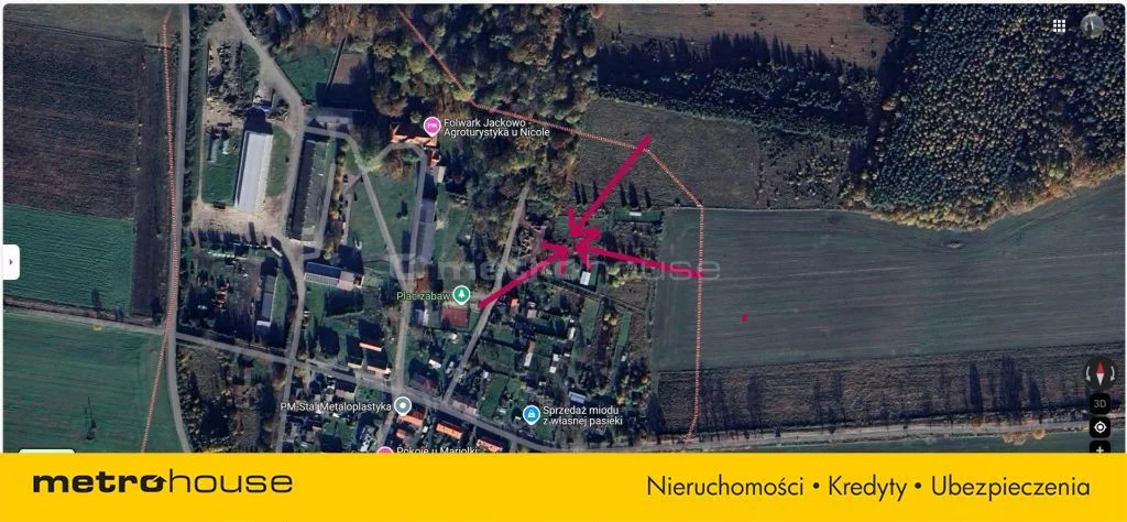 Działka 400,00 m², oferta nr , SGGUZY851, Jackowo