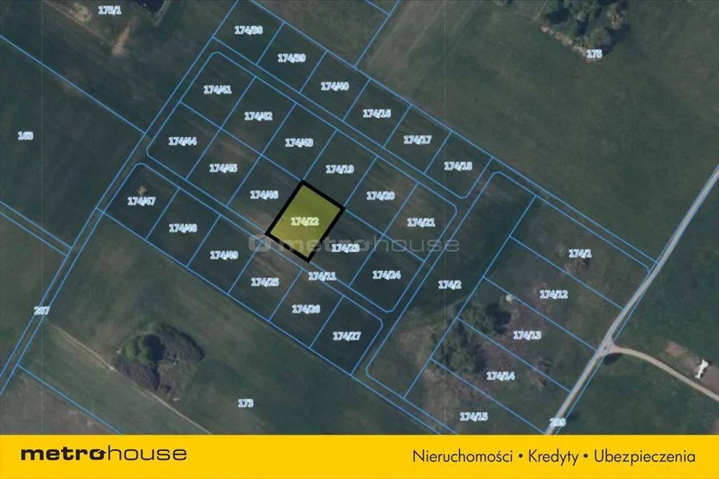 Działka 1 383,00 m², oferta nr , XEZE243, Jagodne Wielkie