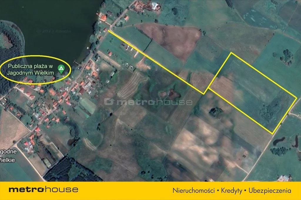 Działka 1 383,00 m², oferta nr , XEZE243, Jagodne Wielkie