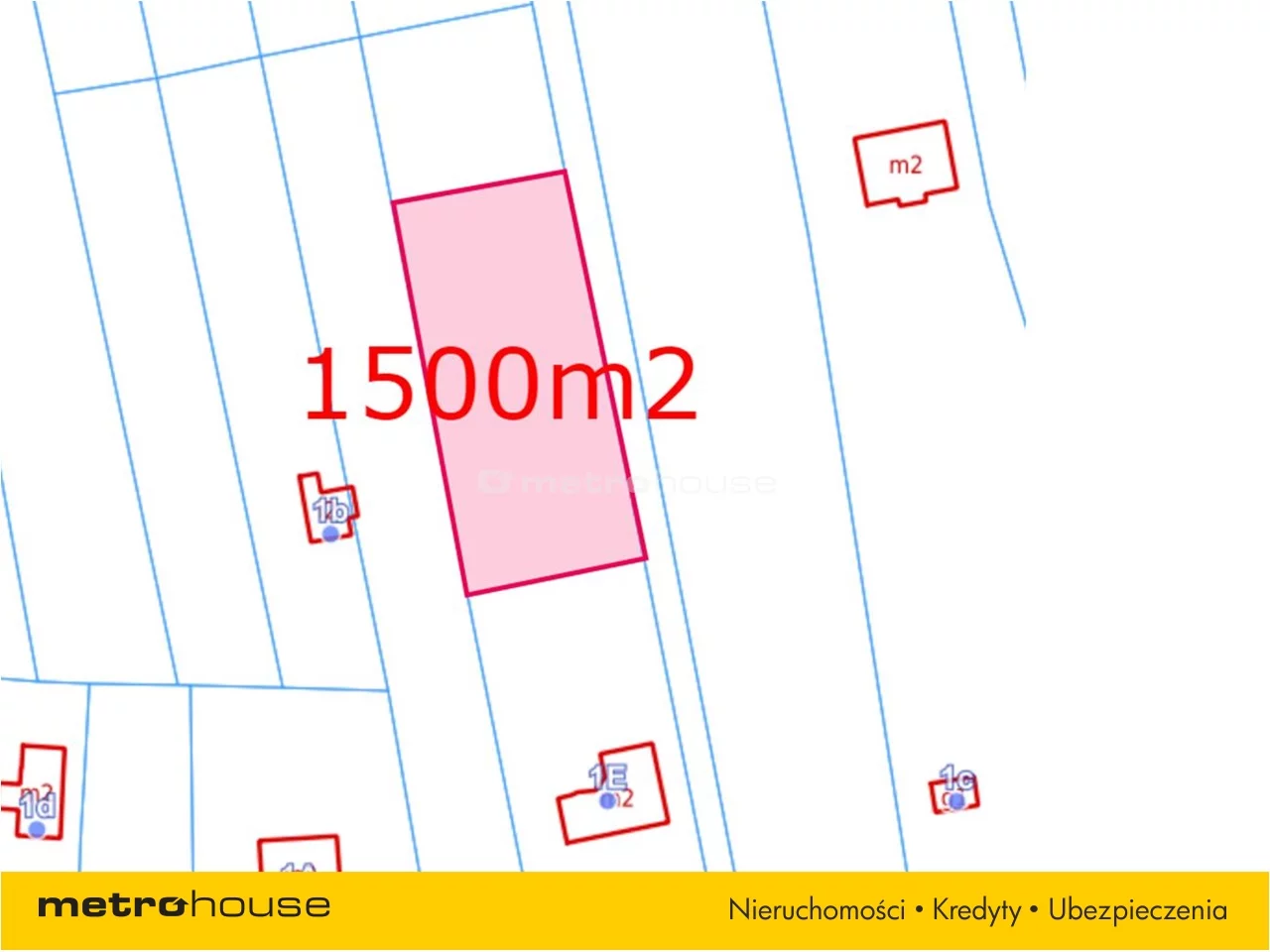 Działka 1 500,00 m², oferta nr , MOPE598, Jaroszów