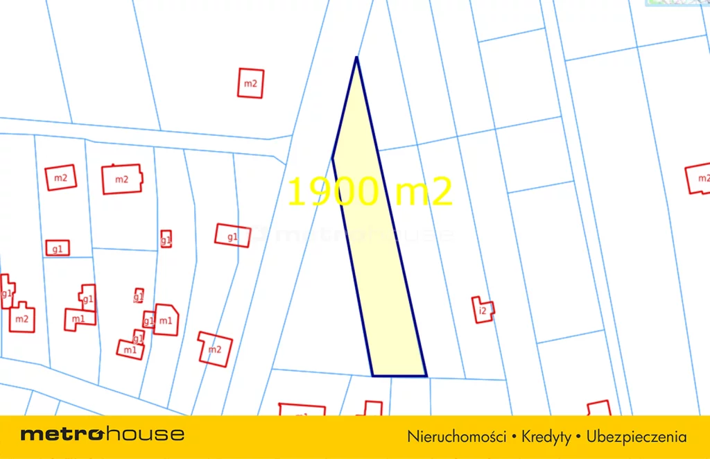 Działka 1 900,00 m², oferta nr , SGPEBU536, Jaroszów